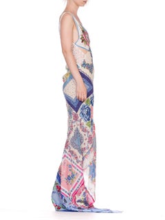 Morphew Bias Dress Made From 1940's Cotton Handkerchiefs