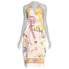 Morphew Collection Cotton 1940
S California Tourist Print Dress