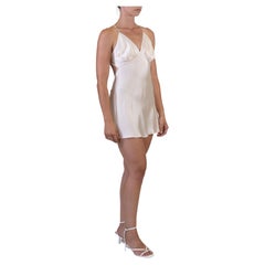 MORPHEW COLLECTION Champagne Silk Charmeuse Cocktail Dress