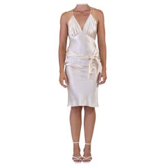 MORPHEW COLLECTION Champagne Silk Charmeuse Sagittarius Dress