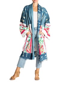 MC Cotton Vintage California Souvenir Jacket Length Duster