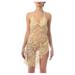 MC Creme Dress Made From 100 Year Old Handmade Lace