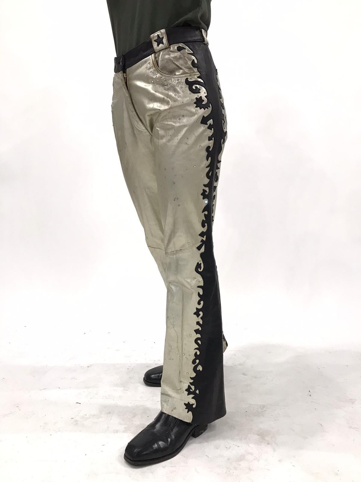 rockstar leather pants