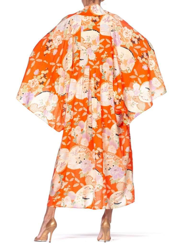 Women's MORPHEW COLLECTION Kaftan In 1950'S Japanese Floral Silk