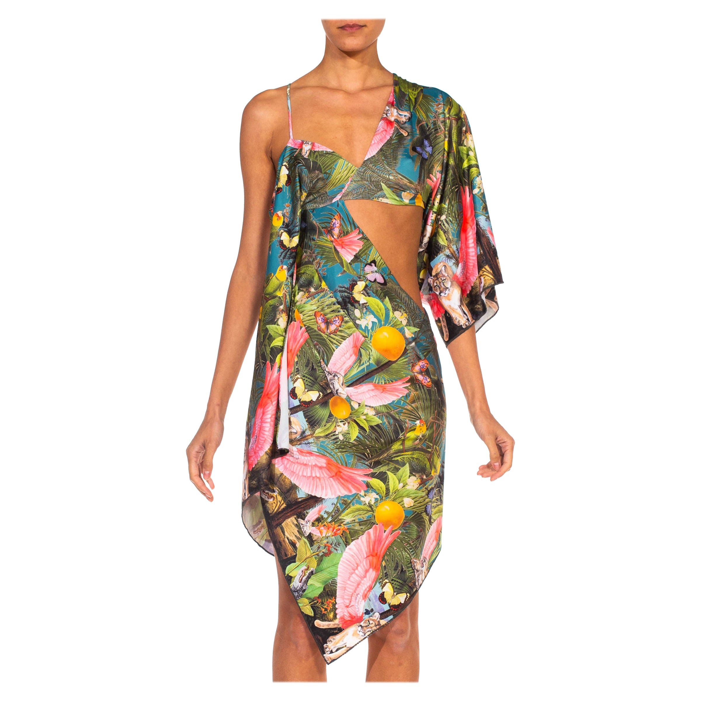 MORPHEW COLLECTION Multicolor X Magical Yogi Wear Trippy Flying Lions Cóctel