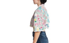 Morphew Kollektion Rosa & Grau Hergestellt mit Vintage gesteppter Jacke