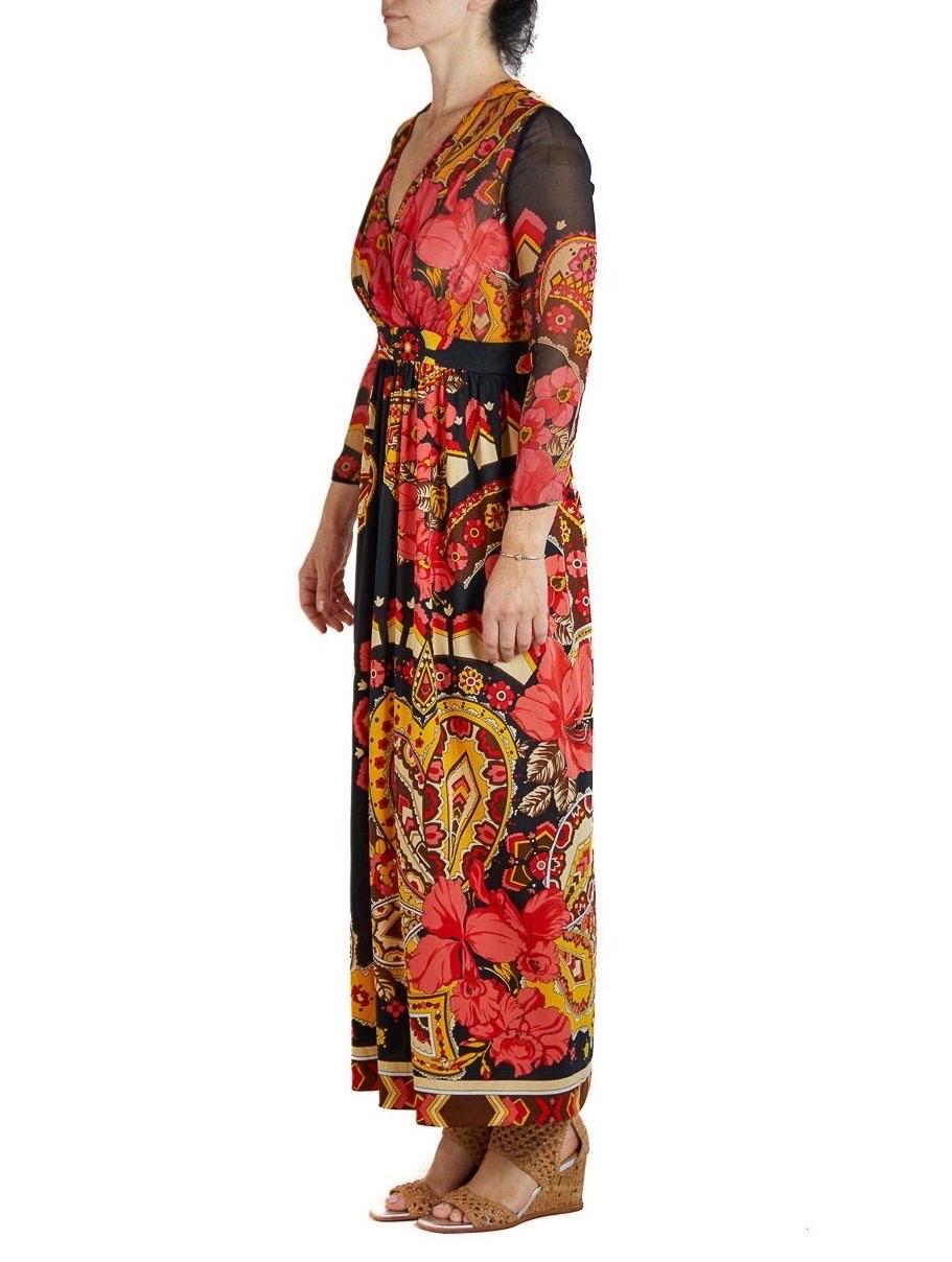 MORPHEW COLLECTION Rainbow Silk Taffeta Plaid Denise Dress For Sale 1