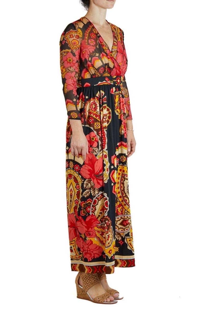 MORPHEW COLLECTION Rainbow Silk Taffeta Plaid Denise Dress For Sale 2