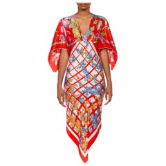 silk scarf dress MORPHEW COLLECTION Red
Pink Silk Twill Floral 2-Scarf Dress Made From Vintage