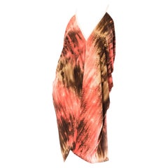 MORPHEW COLLECTION Tie Dyed Jersey Easy Breezy Beach Cover Up Dress