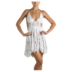 MORPHEW COLLECTION Weißes Häkelkleid