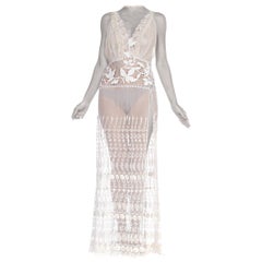 Abito in pizzo bianco della Collection'S 1930 di Morphew