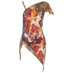 Morphew Love Birds Gold Metal Mesh Dress