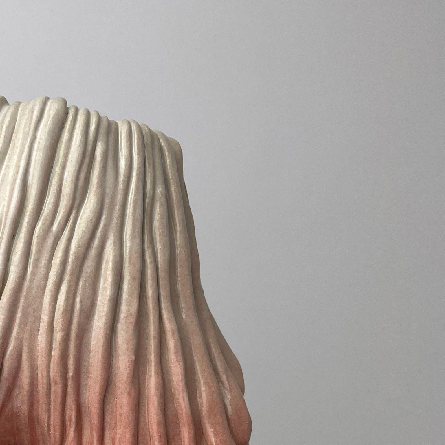 XXI secolo e contemporaneo Vaso Morphic Arc Rosa di Studio A in vendita