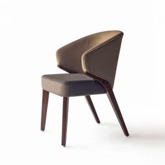 Morpho Chair in Teak Wood, Set of 6, by INDO-