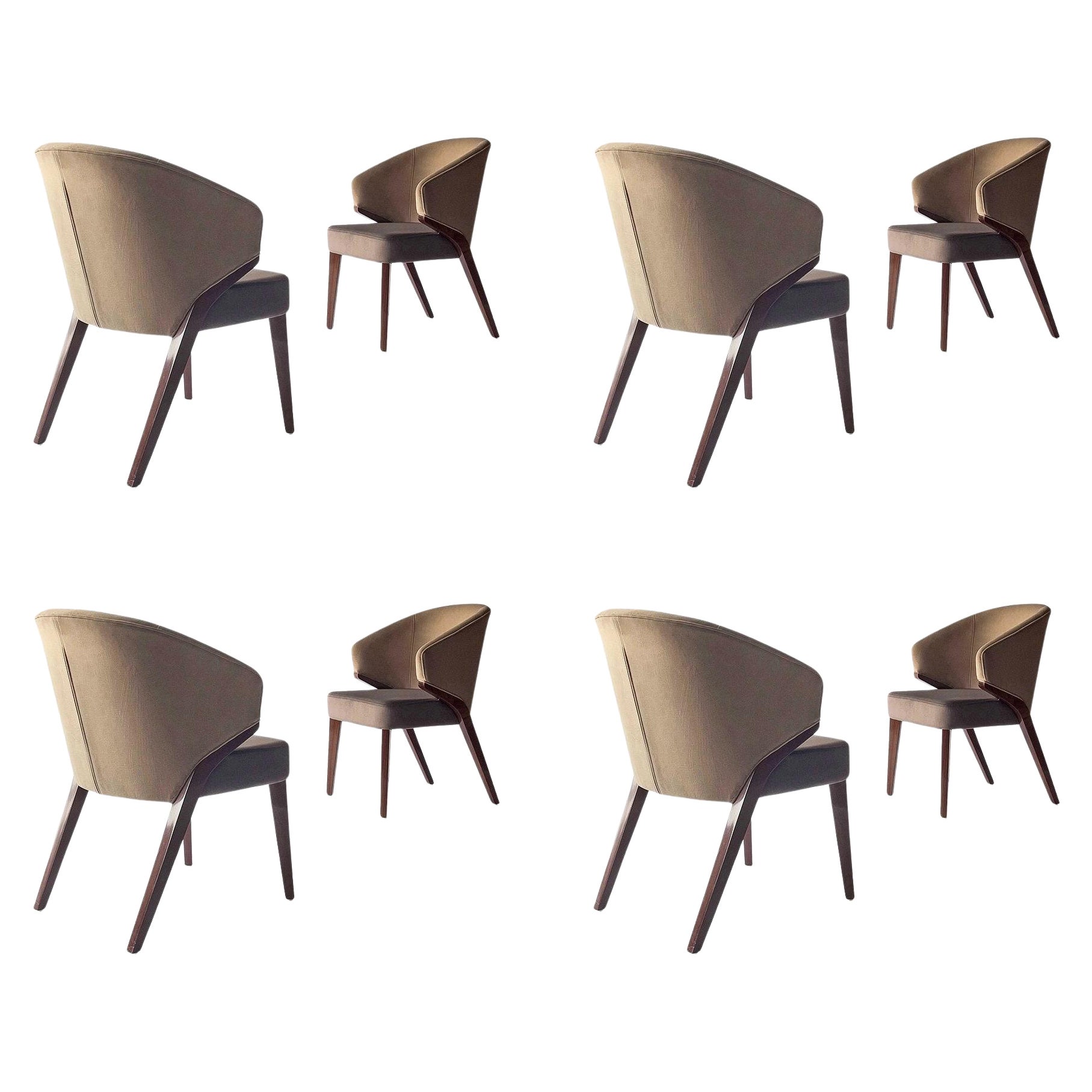 Morphos Stuhl aus Teakholz, 8-teilig, von INDO-