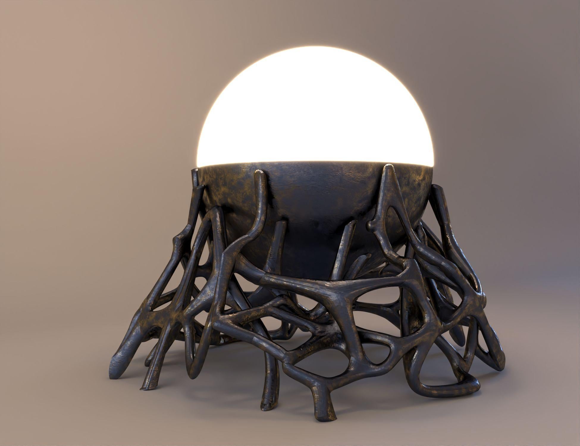 Post-Modern Morphogen Lamp by John Brevard For Sale