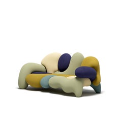 Morphologica Iowa Sofa in Bouclé Wool by Misha Kahn
