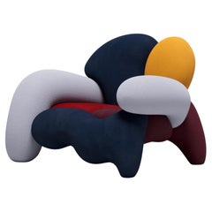 Morphologica Kansas Armchair in Bouclé Wool by Misha Kahn