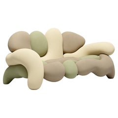 Morphologica Indiana Sofa in Bouclé Wool by Misha Kahn