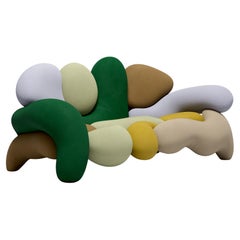 Morphologica Nebraska Sofa in Bouclé Wool by Misha Kahn