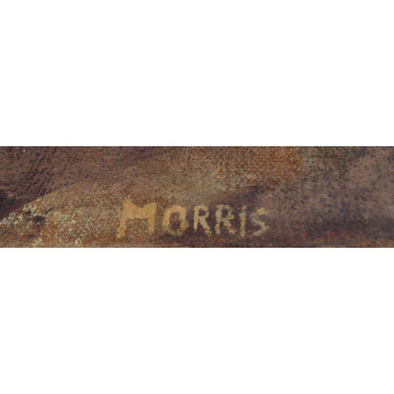 Morris - Huile contemporaine, champ de chaume en vente 4