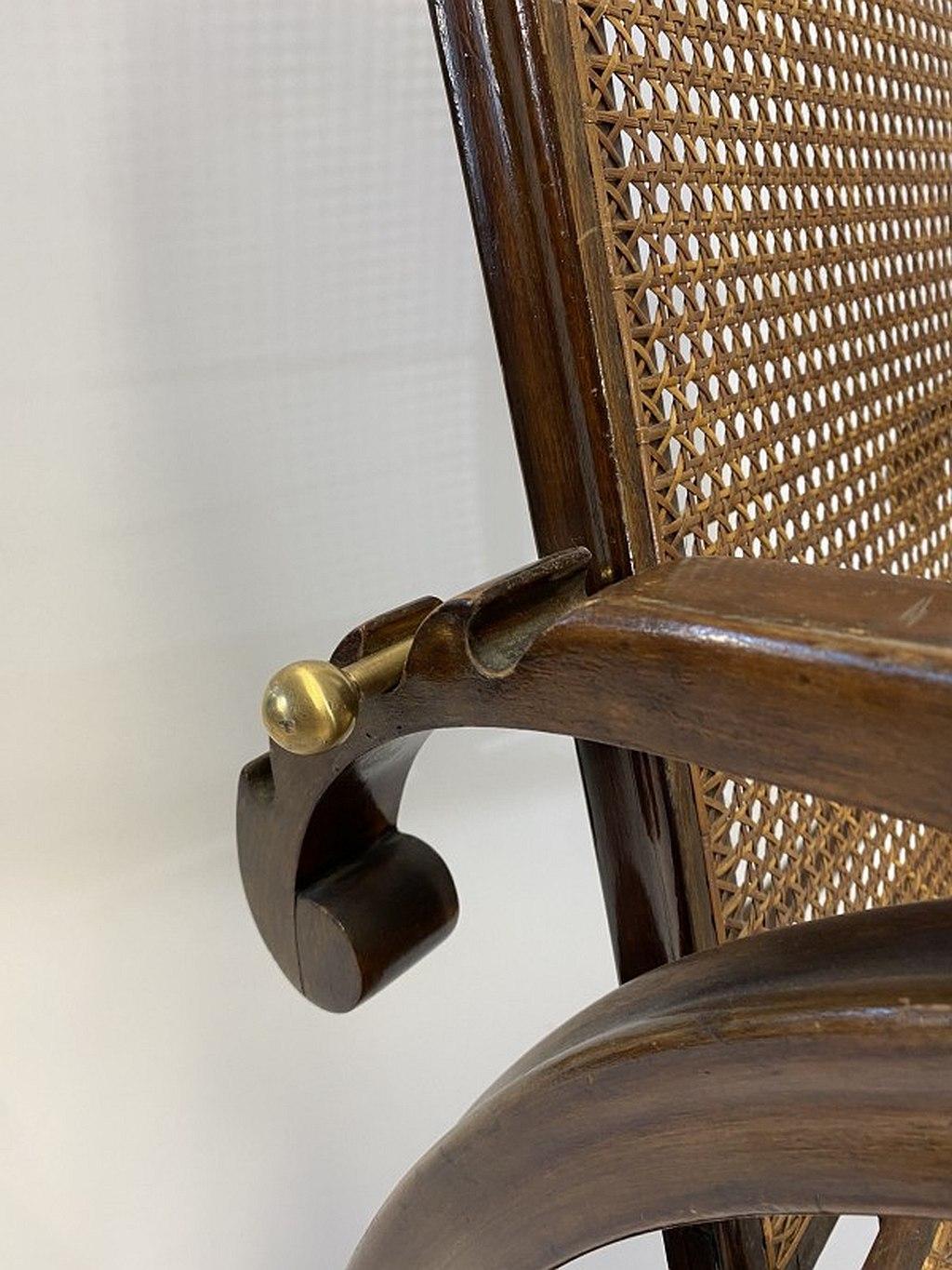 Morris Adjustable Chair No.6392 by Otto Prutscher for Thonet Austria In Excellent Condition For Sale In Banská Štiavnica, SK