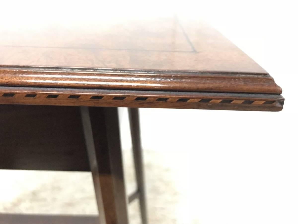 Arts and Crafts Morris and Co. Designed by George Jack, a Superior Quality Walnut Side Table