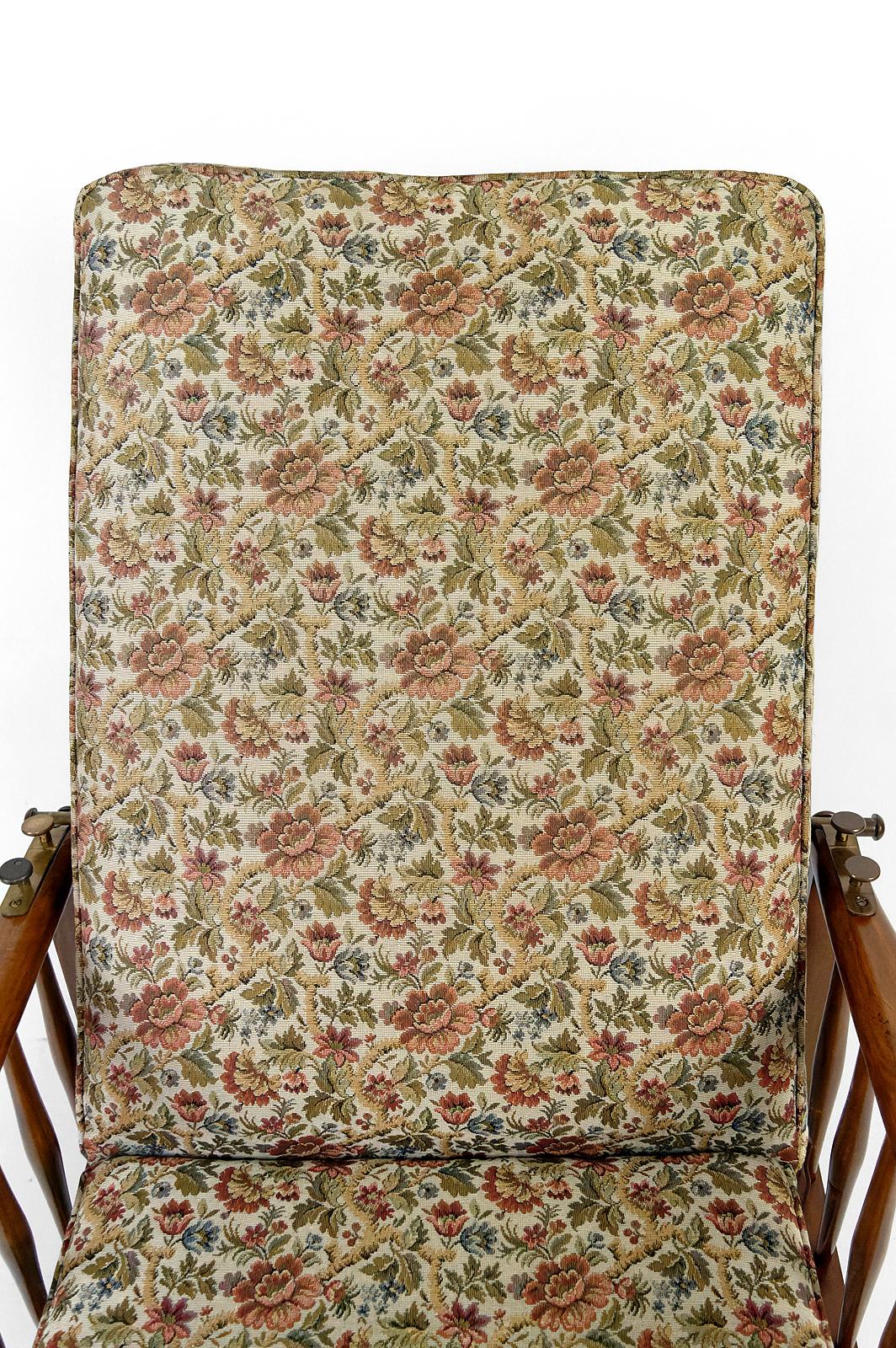 Fabric Morris Armchair, Arts & Crafts, United Kingdom, Circa 1900 For Sale