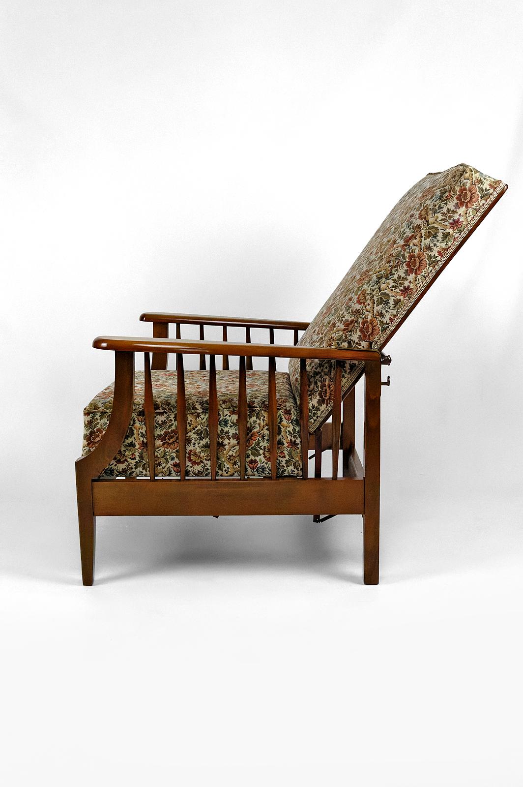 Morris Armchair, Arts & Crafts, United Kingdom, Circa 1900 In Good Condition For Sale In VÉZELAY, FR