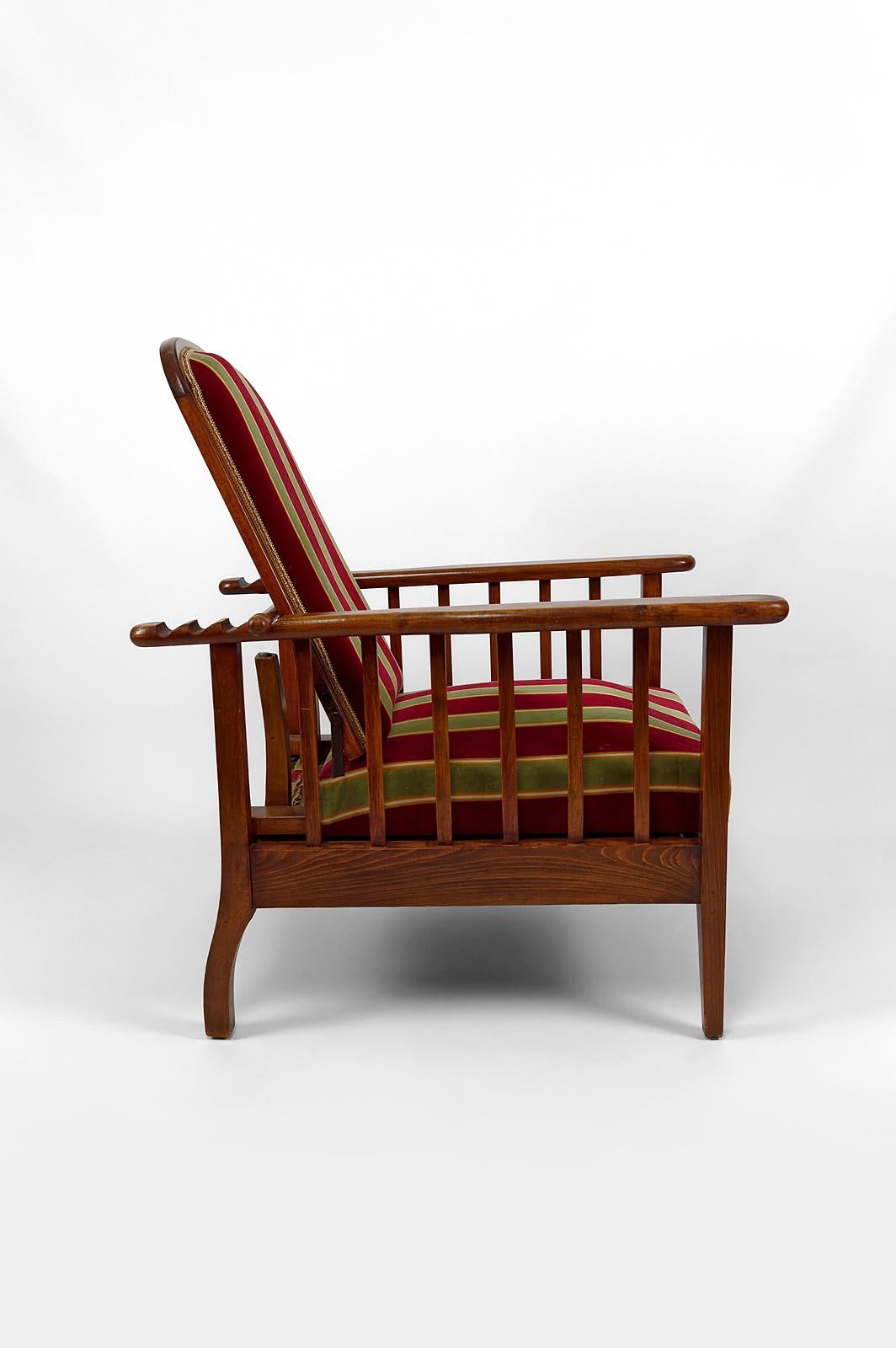 Morris armchair / lounge chair, Arts & Crafts, United Kingdom, circa 1900 For Sale 3