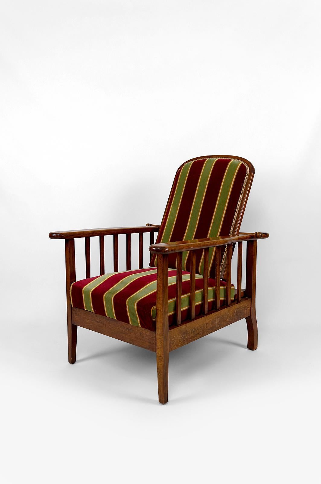 Morris armchair / lounge chair, Arts & Crafts, United Kingdom, circa 1900 For Sale 7