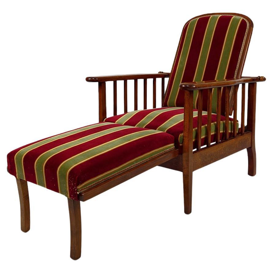 Fauteuil Morris / chaise longue, Arts & Crafts, Royaume-Uni, vers 1900