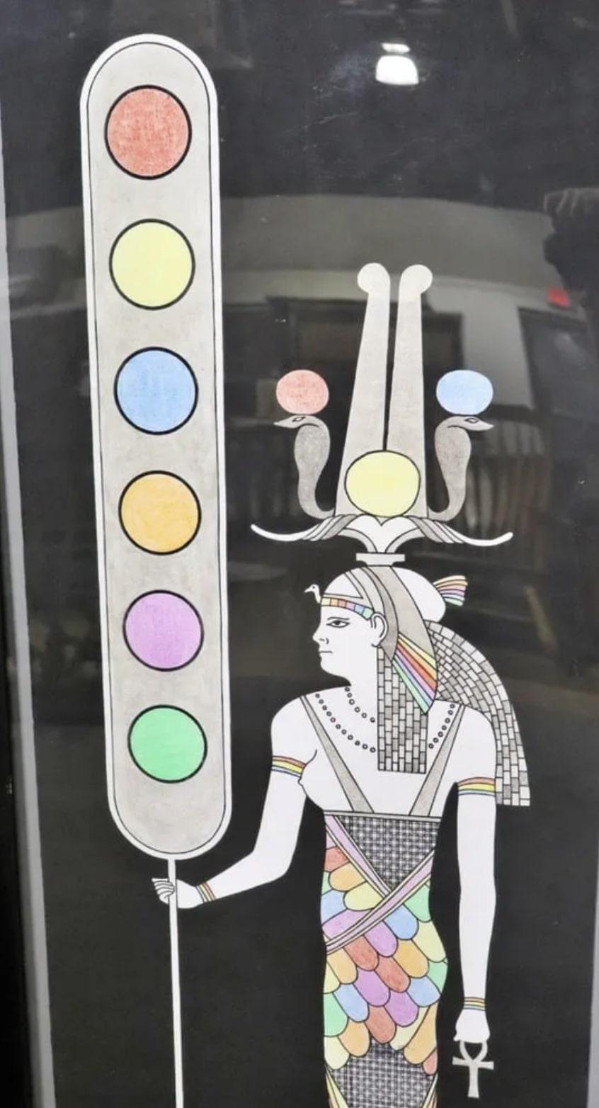 Morris Blackman „ägyptische Figuren“ im Angebot 3