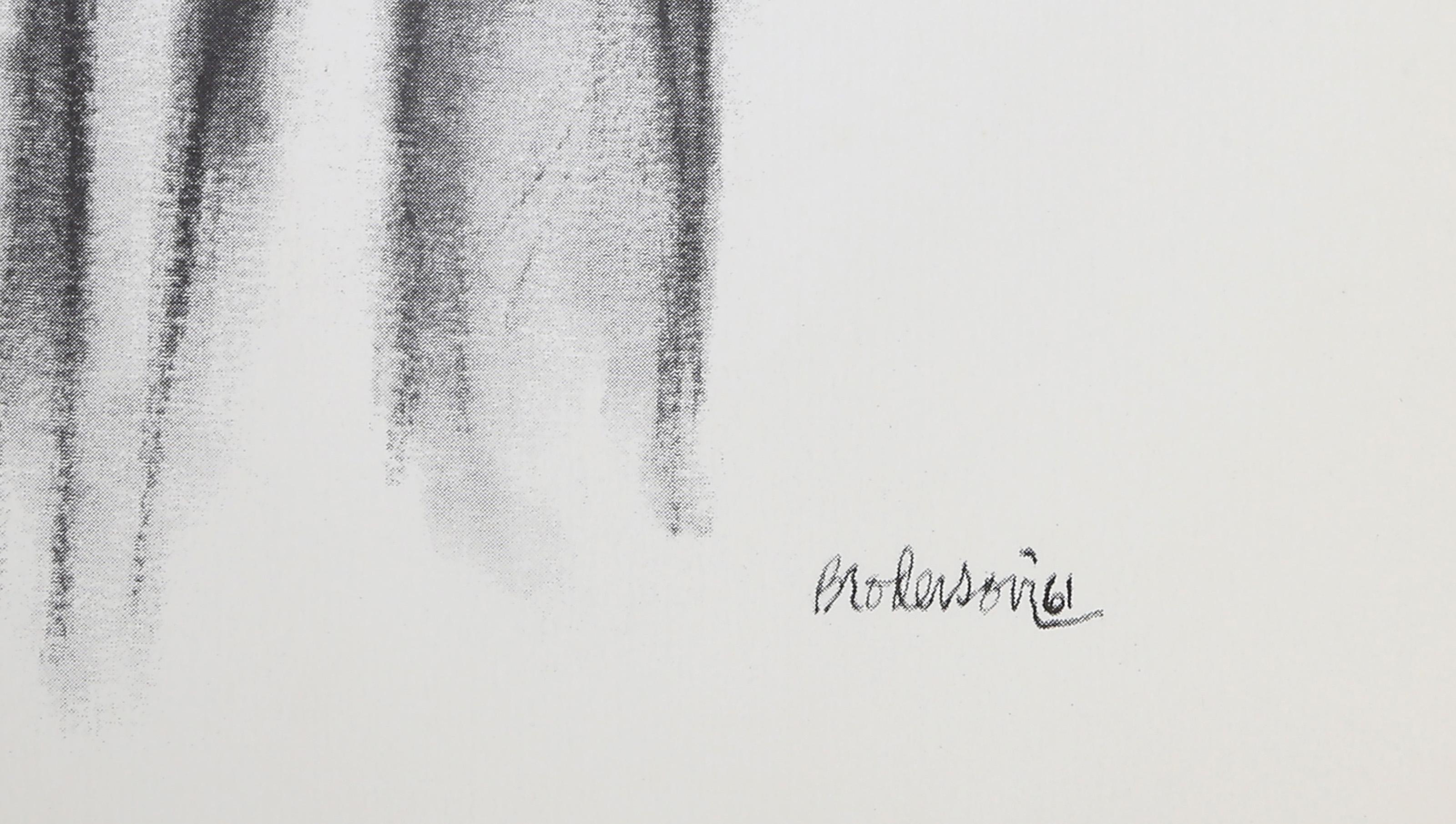 Mary Mother of Christ II, Surrealist Lithograph by Morris Broderson For Sale 3