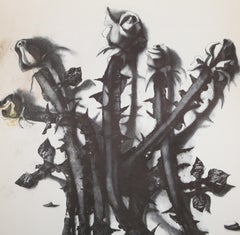 Roses, Surrealist Lithograph by Morris Broderson