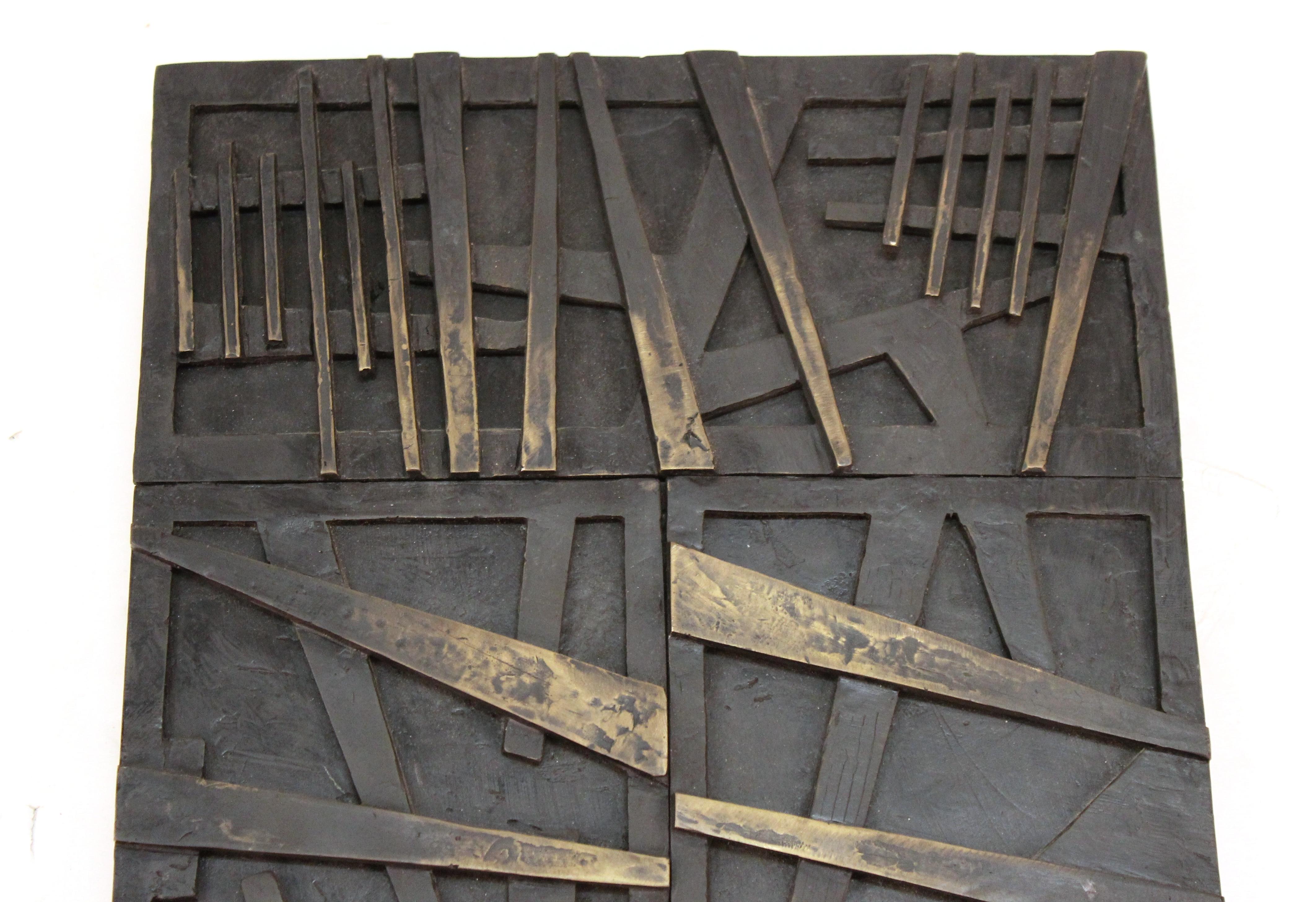 American Morris Brose Modern Bronze Model Doors of Detroit Holocaust Memorial