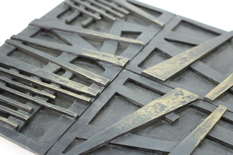 Morris Brose Modern Bronze Model Doors of Detroit Holocaust Memorial at