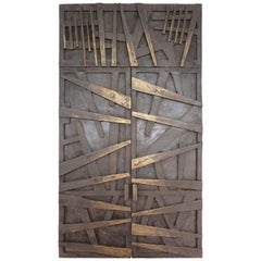 Morris Brose Modern Bronze Model Doors of Detroit Holocaust Memorial