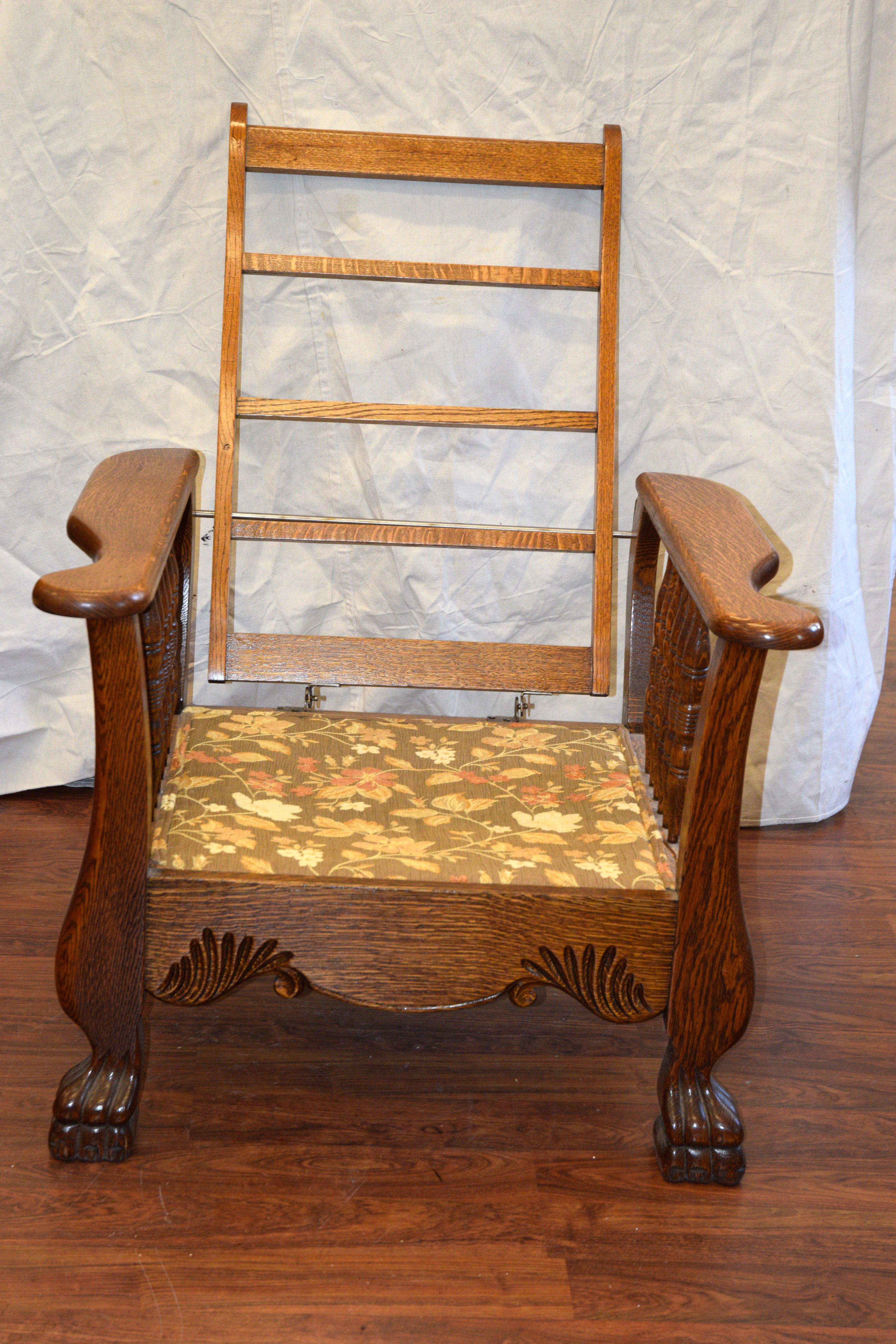 Hand-Crafted Morris Chair Recliner