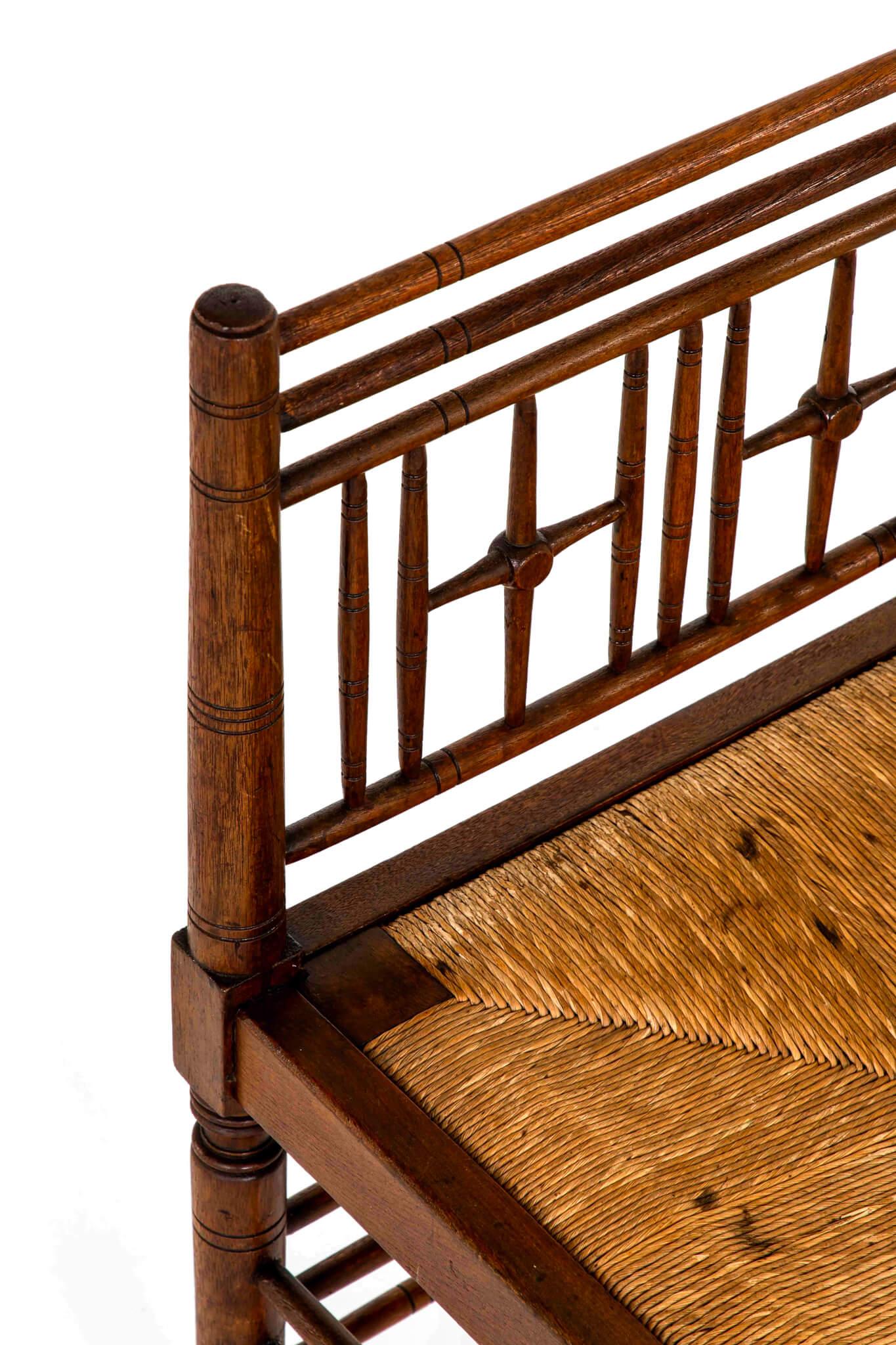 Morris & Co. 19th Century Sussex Corner Chair 4