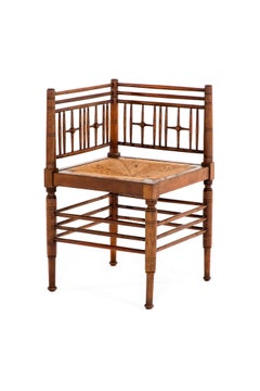Morris & Co. 19th Century Sussex Corner Chair