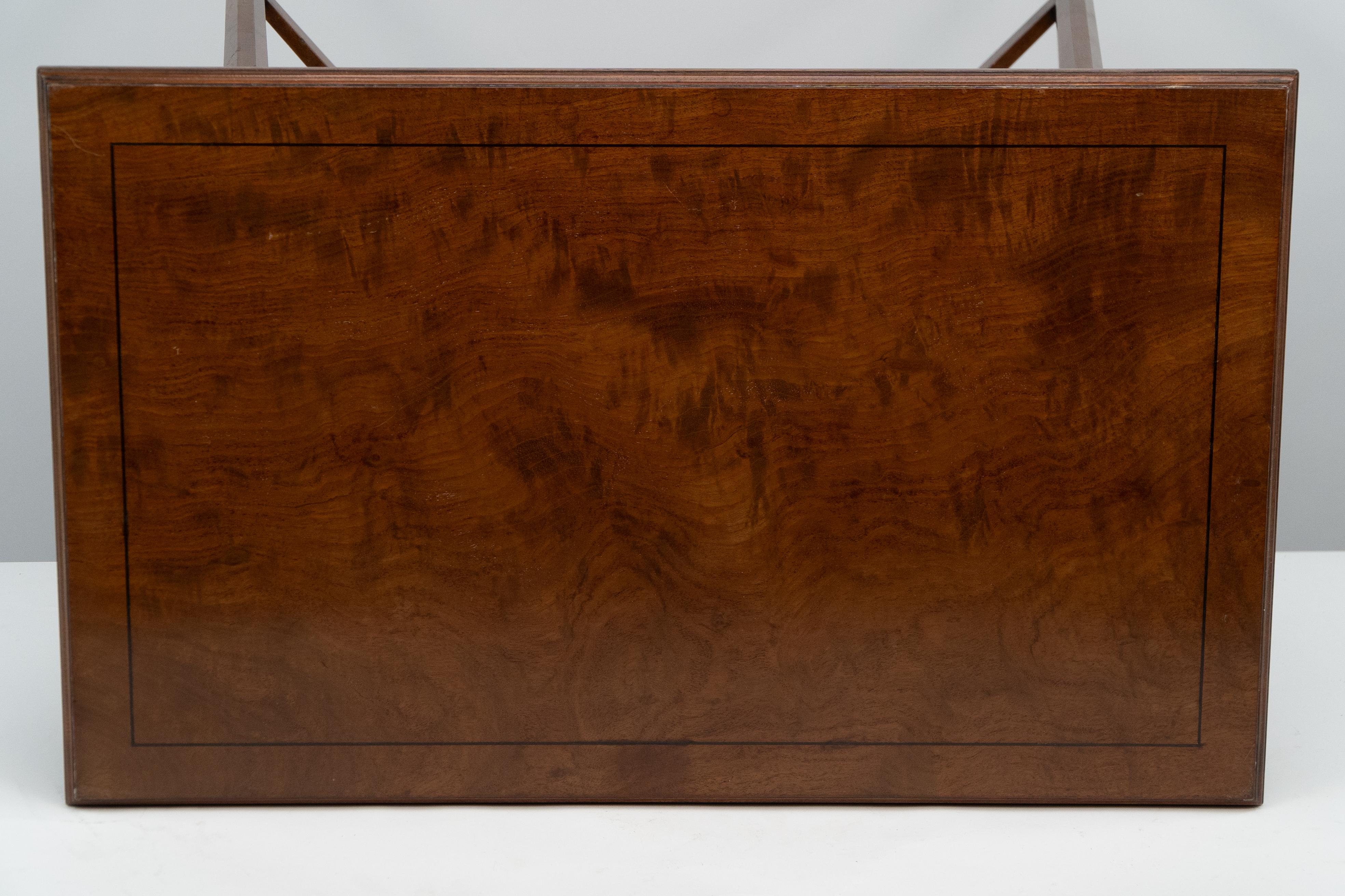 Late 19th Century Morris & Co. A fine quality Aesthetic Movement walnut side table. For Sale