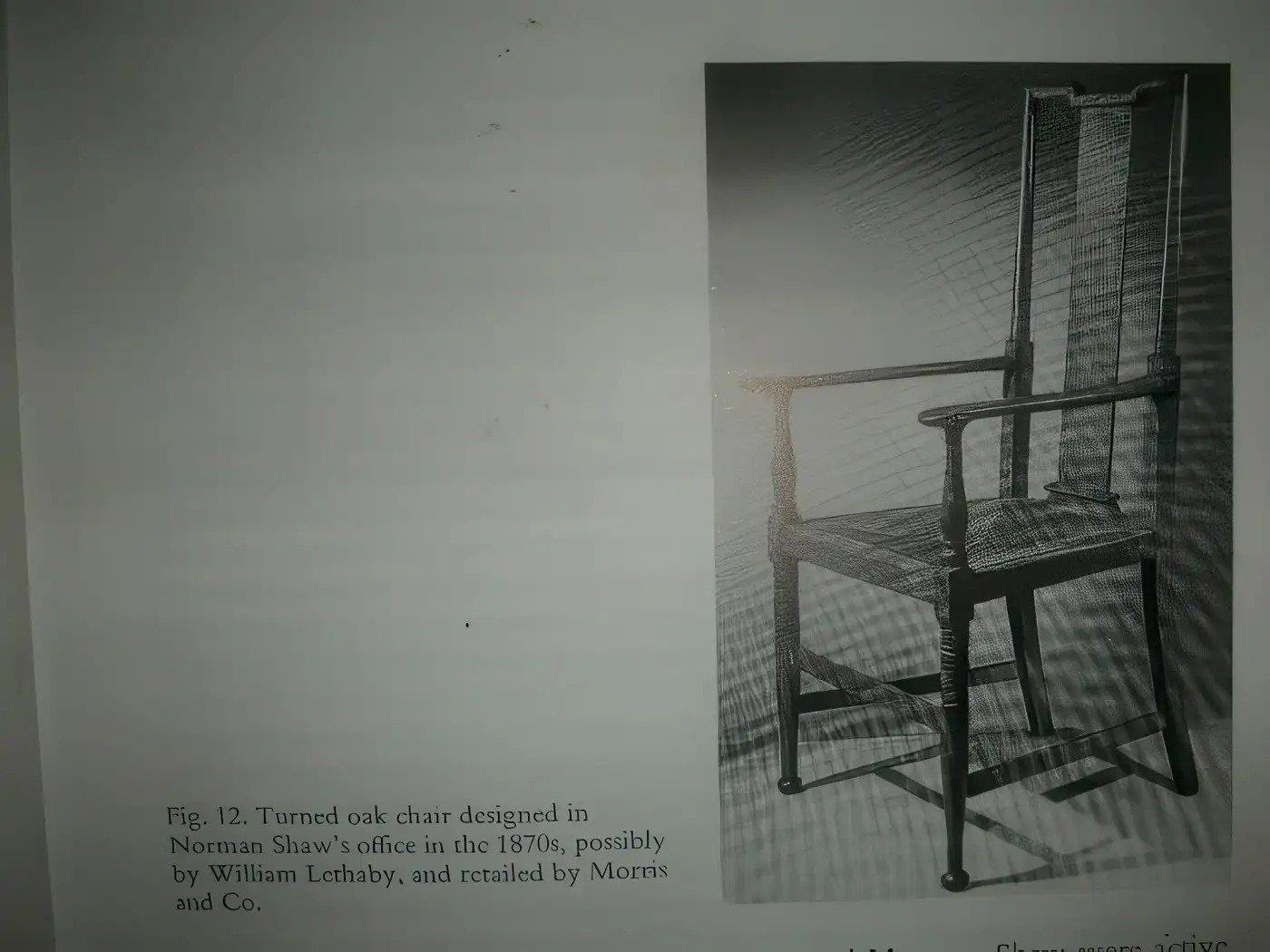 Morris & Co. Ein Paar Arts & Crafts Eichenstühle, entworfen in den Büros von Shaw (19. Jahrhundert) im Angebot