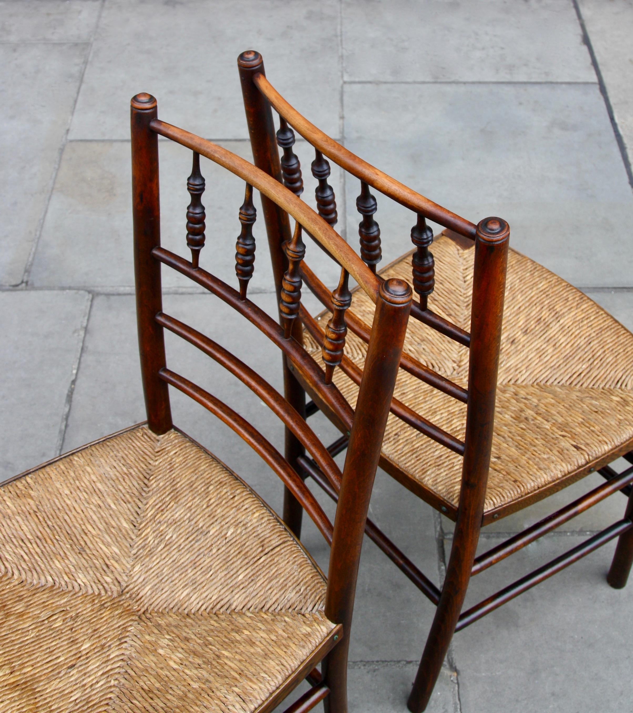 Morris & Co Pair of Arts & Crafts ‘Sussex’ Chairs, 1864 3