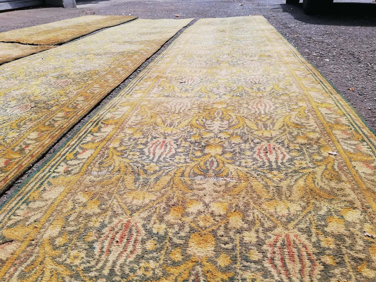 English Morris & Co. Possibly Made by J.R. Burrows & Co., America Four Lengths of Carpet For Sale
