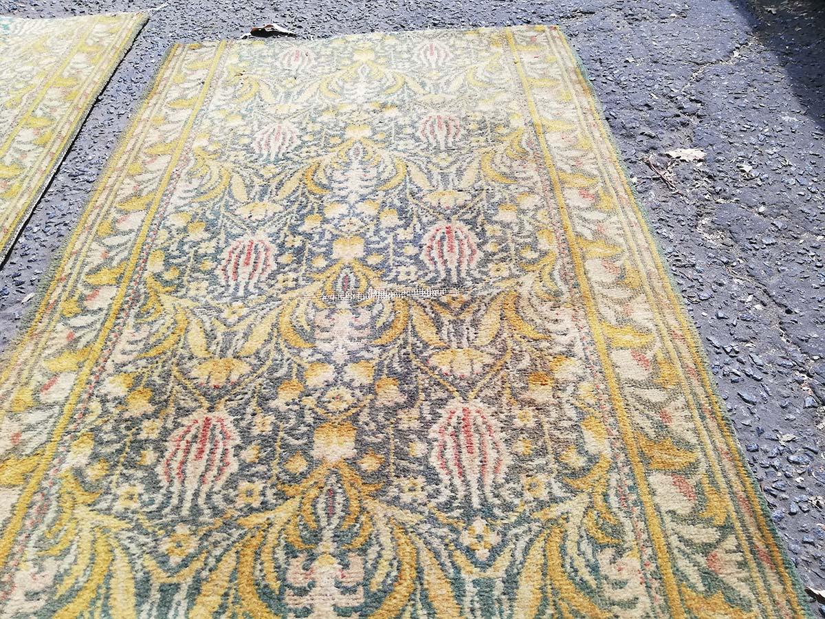 Machine-Made Morris & Co. Possibly Made by J.R. Burrows & Co., America Four Lengths of Carpet For Sale