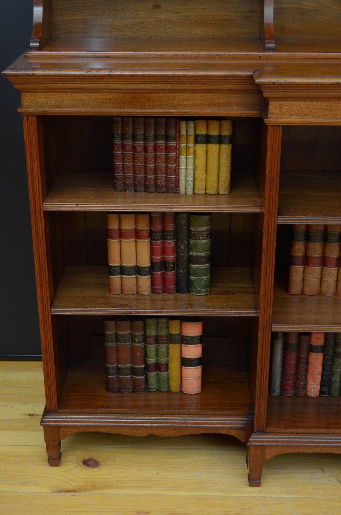 A quality walnut bookcase by Morris and co, designed by George Jack 4
