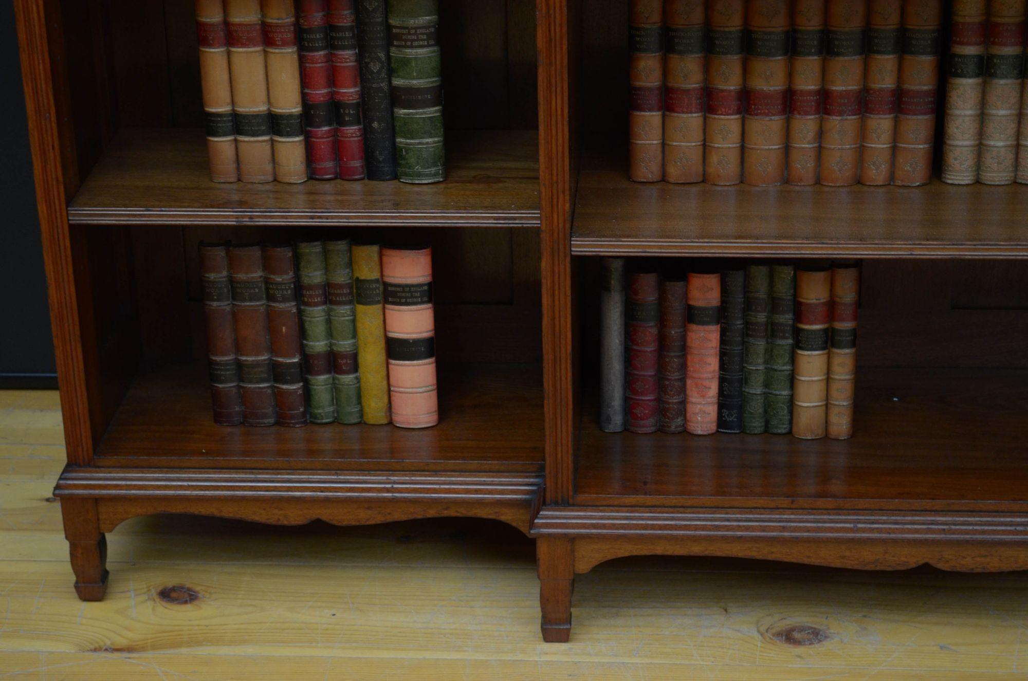 A quality walnut bookcase by Morris and co, designed by George Jack 9