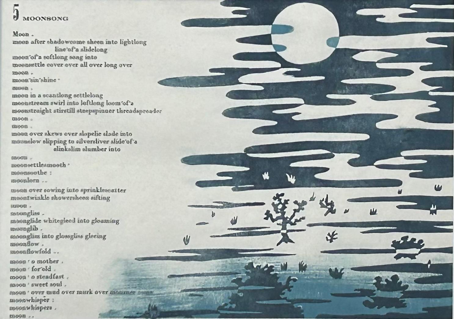  Morris COX (1903-1998)
 Poesia 5 da 9 Poesie dalla Nature, 1959
 Linoleografia inchiostrata con acquerelli
 Immagine: 19,0 x 27,0 cm Cornice: 34,5 x 41,5 cm
 Provenienza: Archivio Morris COX

Morris COX (1903-1998) è stato uno scrittore, poeta,